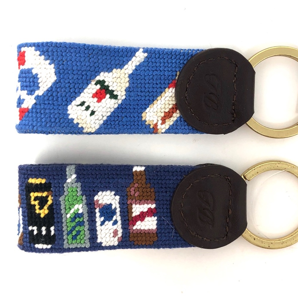 Needlepoint Key Fobs